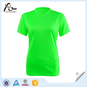 Neon Color Camisetas de alta calidad Llanura Running Wear